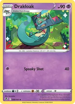Drakloak, Silver Tempest, no. 088