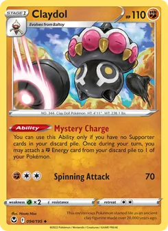 Claydol, Silver Tempest, no. 094