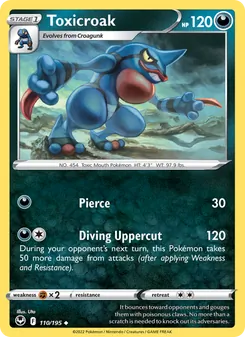 Toxicroak, Silver Tempest, no. 110