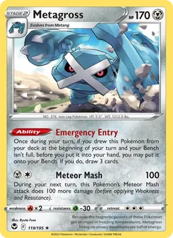 Metagross, Silver Tempest, no. 119