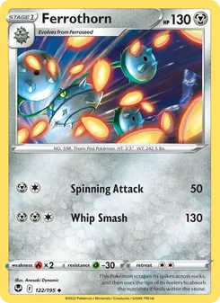 Ferrothorn, Silver Tempest, no. 122