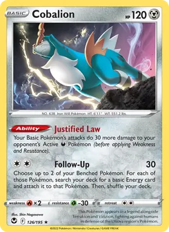 Cobalion, Silver Tempest, no. 126