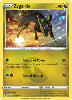 Zygarde, Silver Tempest, no. 134