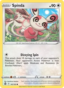 Spinda, Silver Tempest, no. 141