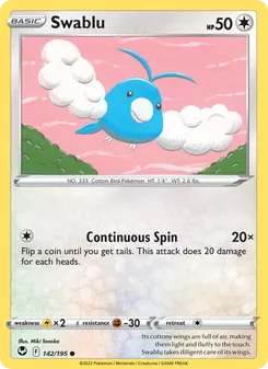 Swablu, Silver Tempest, no. 142