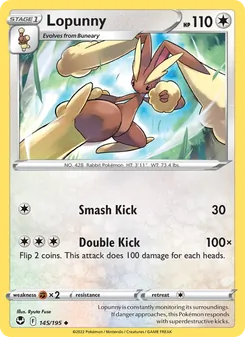 Lopunny, Silver Tempest, no. 145