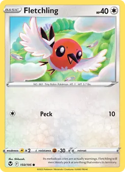 Fletchling, Silver Tempest, no. 150