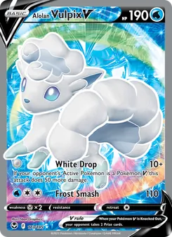 Alolan Vulpix V, Silver Tempest, no. 173