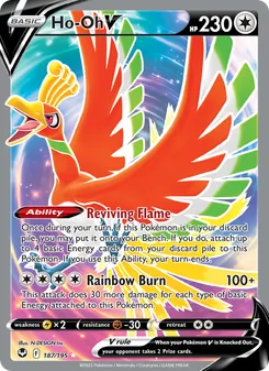 Ho-Oh V, Silver Tempest, no. 187