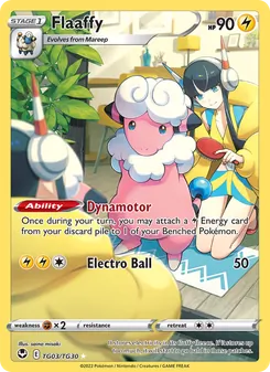 Flaaffy, Silver Tempest Trainer Gallery, no. TG03