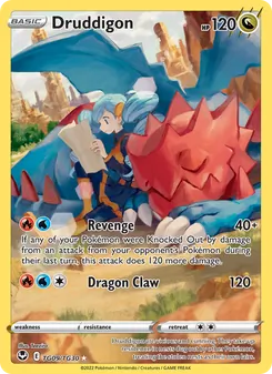 Druddigon, Silver Tempest Trainer Gallery, no. TG09