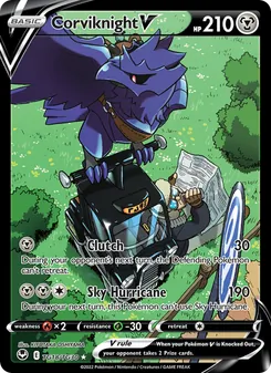 Corviknight V, Silver Tempest Trainer Gallery, no. TG18