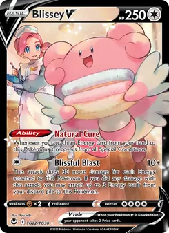 Blissey V, Silver Tempest Trainer Gallery, no. TG22