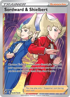 Sordward & Shielbert, Silver Tempest Trainer Gallery, no. TG28