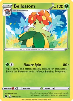Bellossom, Crown Zenith, no. 003