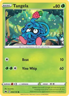 Tangela, Crown Zenith, no. 004