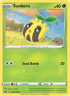 Sunkern, Crown Zenith, no. 007