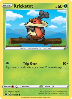 Kricketot, Crown Zenith, no. 010
