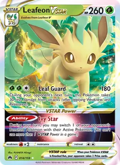 Leafeon VSTAR, Crown Zenith, no. 014