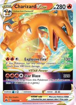 Charizard VSTAR, Crown Zenith, no. 019