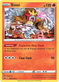 Entei, Crown Zenith, no. 021