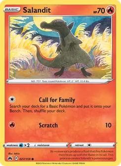 Salandit, Crown Zenith, no. 027
