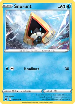 Snorunt, Crown Zenith, no. 034
