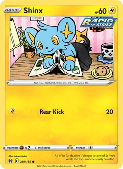 Shinx, Crown Zenith, no. 039