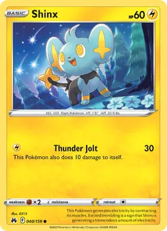 Shinx, Crown Zenith, no. 040