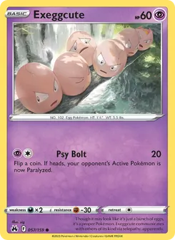 Exeggcute, Crown Zenith, no. 057