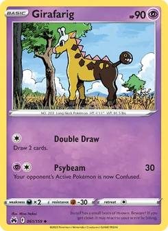 Girafarig, Crown Zenith, no. 061