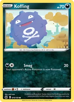 Koffing, Crown Zenith, no. 075