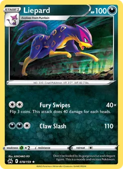 Liepard, Crown Zenith, no. 078