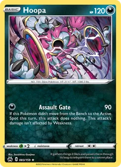 Hoopa, Crown Zenith, no. 083