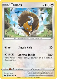 Tauros, Crown Zenith, no. 106