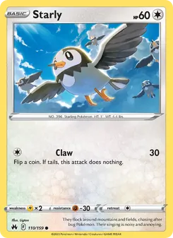 Starly, Crown Zenith, no. 110