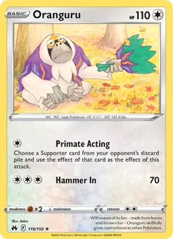 Oranguru, Crown Zenith, no. 119
