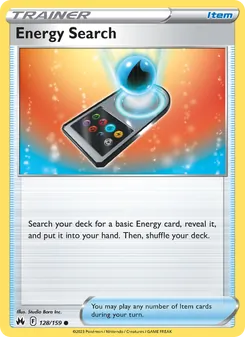Energy Search, Crown Zenith, no. 128