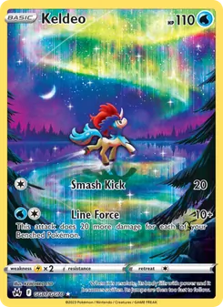 Keldeo, Crown Zenith Galarian Gallery, no. GG07