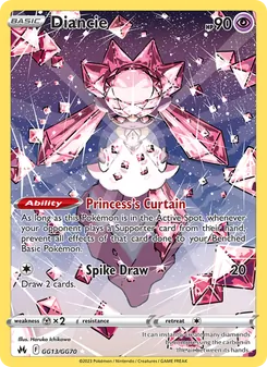 Diancie, Crown Zenith Galarian Gallery, no. GG13