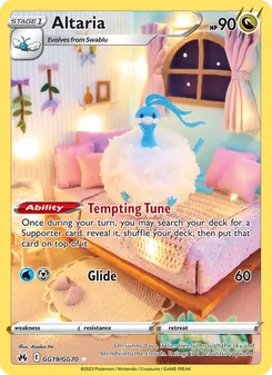 Altaria, Crown Zenith Galarian Gallery, no. GG19