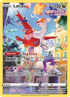 Latias, Crown Zenith Galarian Gallery, no. GG20