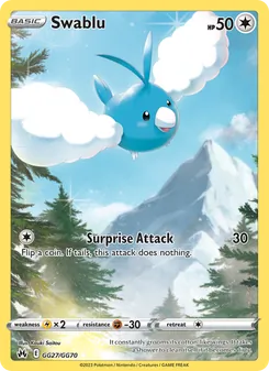 Swablu, Crown Zenith Galarian Gallery, no. GG27