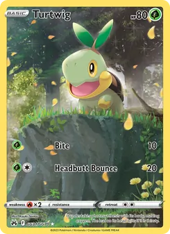 Turtwig, Crown Zenith Galarian Gallery, no. GG31