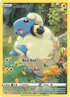 Mareep, Crown Zenith Galarian Gallery, no. GG34