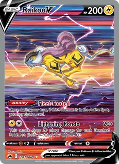 Raikou V, Crown Zenith Galarian Gallery, no. GG41