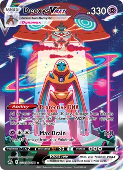 Deoxys VMAX, Crown Zenith Galarian Gallery, no. GG45