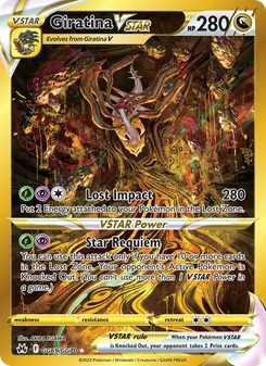 Giratina VSTAR, Crown Zenith Galarian Gallery, no. GG69