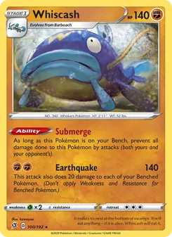 Whiscash, Rebel Clash, no. 100