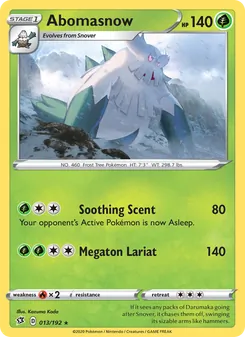 Abomasnow, Rebel Clash, no. 13